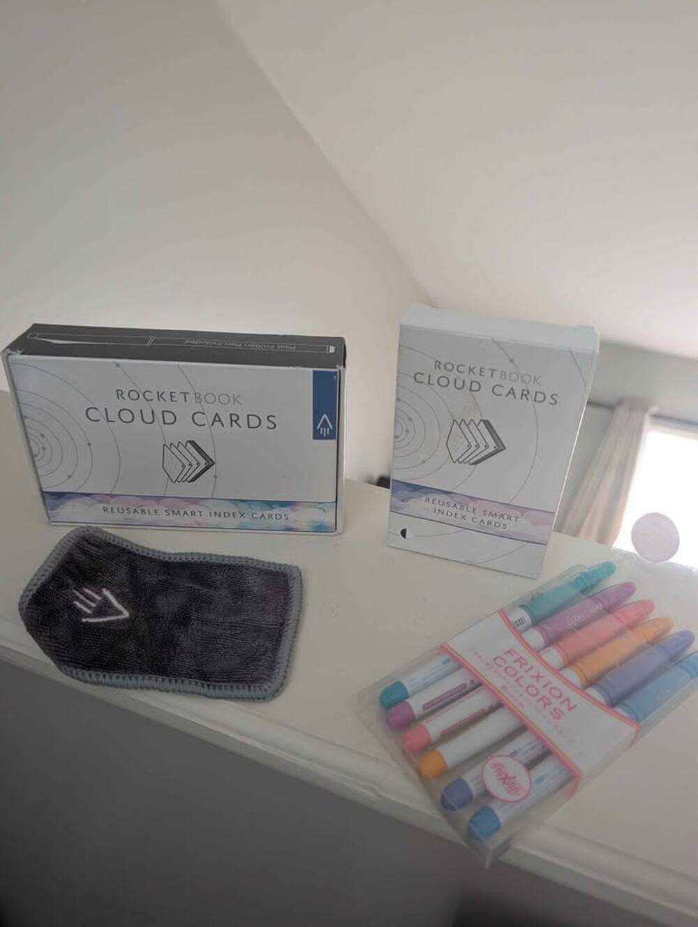 Rocketbook reusable index cards + erasable markers